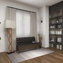 Rustic Jute Floor Lamp Brown - Olivia & May -Adesso Shop GUEST f4ec77fd 068f 406a 9fa7 97bb939f87ef