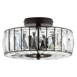 11.5" Crystalline Semi-Flush Mount Pendant Clear - River Of Goods 15 11.5" Crystalline Semi-Flush Mount Pendant Clear - River Of Goods -Adesso Shop GUEST f5003178 1081 4918 8b37 6faf4c41cc1a