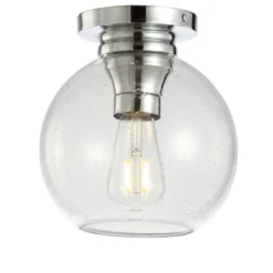 7.75" Metal/Glass Atlas Flush Mount (Includes Energy Efficient Light Bulb) - JONATHAN Y 13 7.75" Metal/Glass Atlas Flush Mount (Includes Energy Efficient Light Bulb) - JONATHAN Y -Adesso Shop GUEST f5a6c8fd 2f72 406a a0ec 4021b09332ca