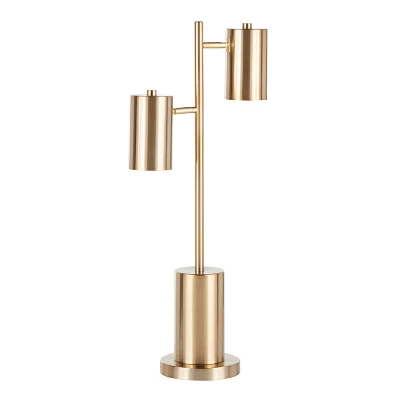 Cannes Contemporary/Glam Table Lamp With Metal Shade White (Includes LED Light Bulb) - LumiSource 6 Cannes Contemporary/Glam Table Lamp With Metal Shade White (Includes LED Light Bulb) - LumiSource - Image 6