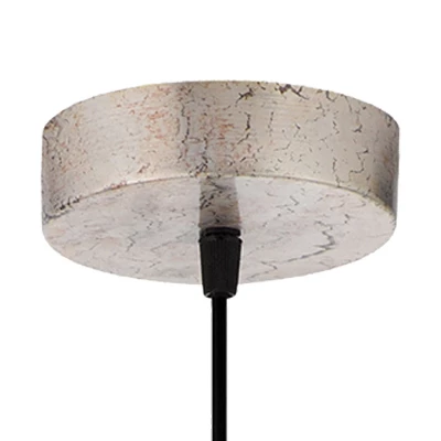 11" Bela Silver Metal Bowl Shaped Pendant Ceiling Light - River Of Goods 8 11" Bela Silver Metal Bowl Shaped Pendant Ceiling Light - River Of Goods - Image 8