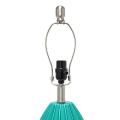Pleated Table Lamp With Fabric Shade Teal - Lalia Home -Adesso Shop GUEST fa709f4f 52d4 4ebe 9244 94aef106e486