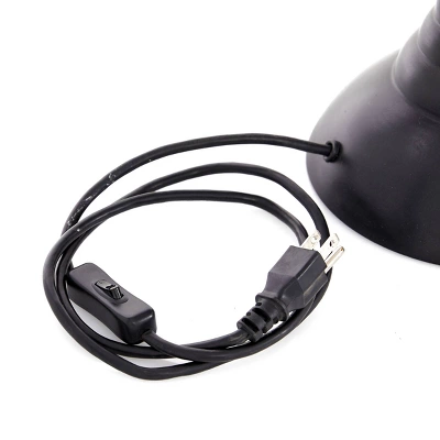 Industrial Metal Desk Lamp Black - Olivia & May 4 Industrial Metal Desk Lamp Black - Olivia & May - Image 4