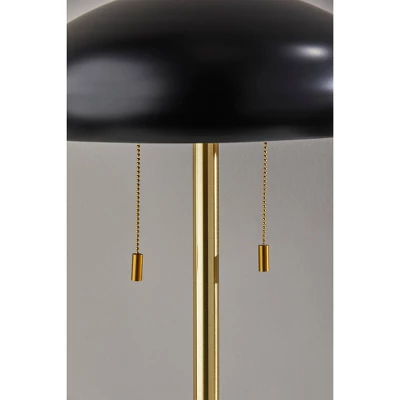 Cap Table Lamp Black - Adesso 4 Cap Table Lamp Black - Adesso - Image 4