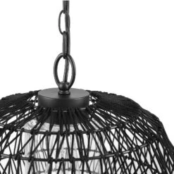 Globe Electric Novogratz X Globe Diego 1-Light Matte Black Woven Fabric Outdoor Plug-In Pendant Light 10 Globe Electric Novogratz X Globe Diego 1-Light Matte Black Woven Fabric Outdoor Plug-In Pendant Light -Adesso Shop GUEST fb0b4b23 7e50 43f8 bf47 34fc6c3a7261