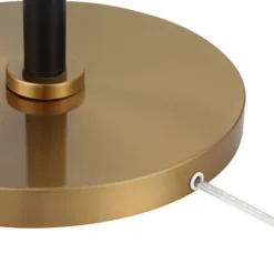 Possini Euro Design Quatro Mid Century Modern Tree Floor Lamp 71" Tall Black Gold Metal 4 Light Frosted Glass Cone Shade For Living Room Bedroom House -Adesso Shop GUEST fbb92ddf c0bb 4f5d 938f 88119d50b7aa