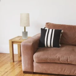 Concrete Table Lamp With Linen Shade Antique Brass - Lalia Home -Adesso Shop GUEST fdf6f533 3e76 43df ad32 a1205f8f594e