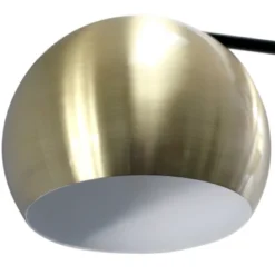 Swivel Floor Lamp With Inner Dome Shade Antique Brass - Lalia Home -Adesso Shop GUEST fee7d48a 22da 4694 9ebd d68e365187c3